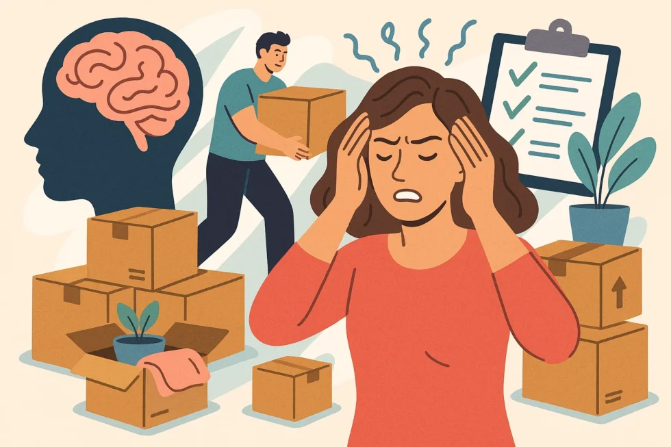 Umzugsstress verstehen: Psychologin erklärt, wie Sie Körper, Kopf und Kisten sortieren