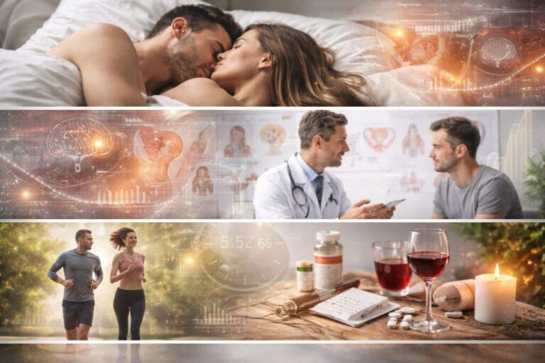 Wie definieren medizinische Statistiken und physiologische Normen die Dauer des Geschlechtsverkehrs